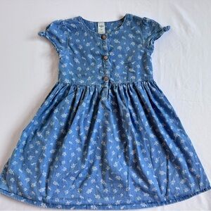 OshKosh B'gosh Blue Floral Button Dress